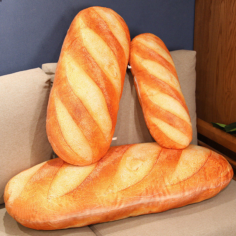 1pc 20 〜 100 センチメートルフランスパンぬいぐるみ枕ぬいぐるみ印刷画像食品ぬいぐるみ Peluche パーティー小道具の装飾睡眠コンパニオンマンギフト