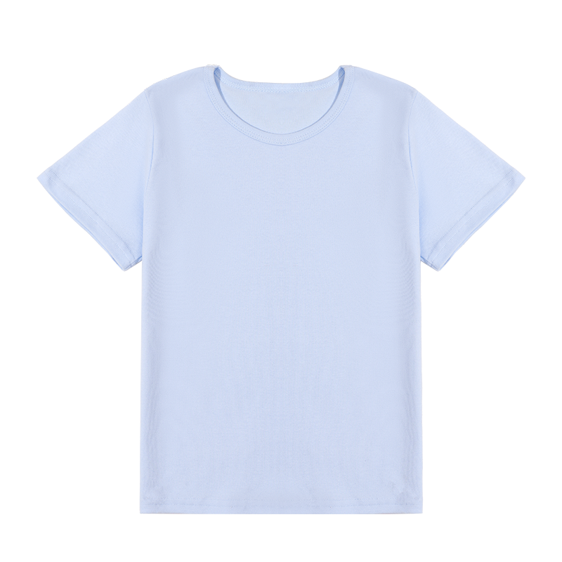 綿 100% ソリッドカラーカジュアルスタイルキッズ半袖 Tシャツ男の子と女の子白半袖サマートップス赤ちゃん用