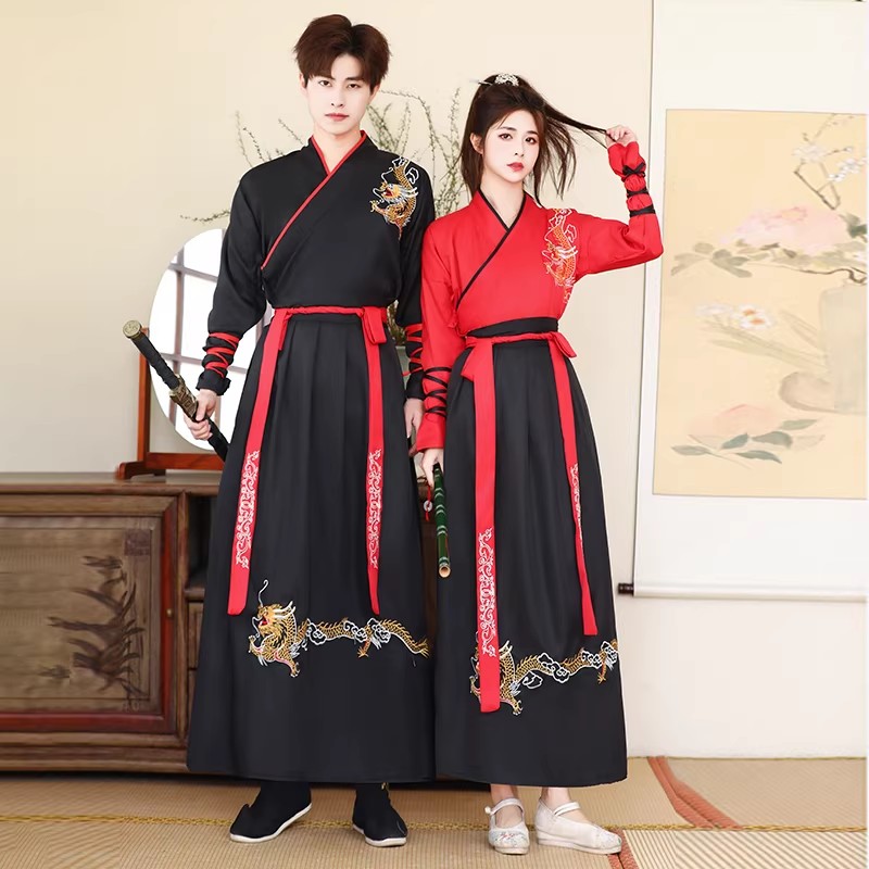 コスプレ衣装大人のスーツの女性韓服モダントップスカート 2 ピースセット男性 Disfraces Adultos 中国の伝統的な服の女性