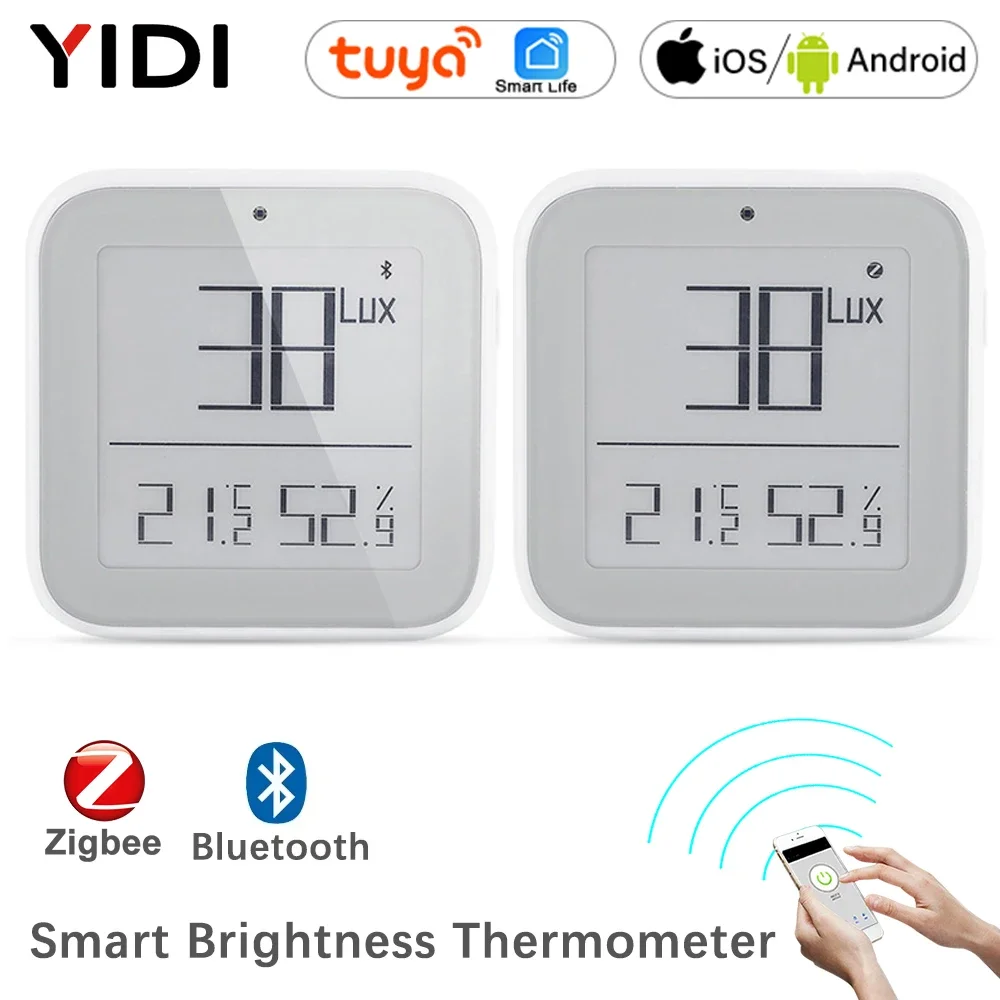 SmartLife Tuya スマート ZigBee Bluetooth 対応メッシュ輝度温度計光温度湿度検出器ワイヤレスリモコン