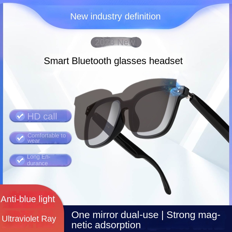 新しいスマート Bluetooth メガネステレオデュアルスピーカータッチワイヤレス Bluetooth サングラス HiFi 音質