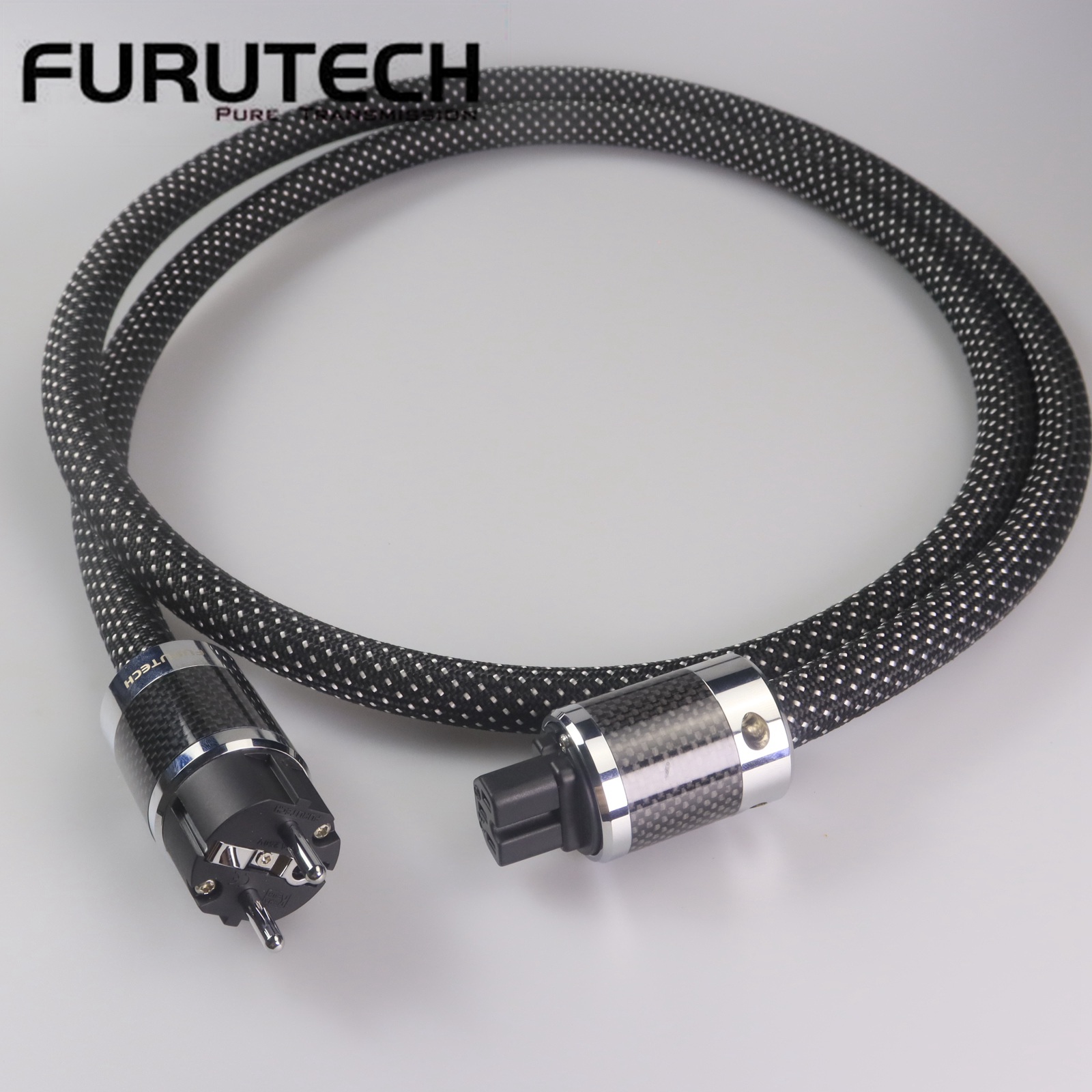 FURUTECH 本物のフラッグシップ DPS 4.1 オーディオマニア 7N OCC 11AWG 二重シールドオーディオ電源コード HiFi EU/米国/英国スピーカー電源ケーブル