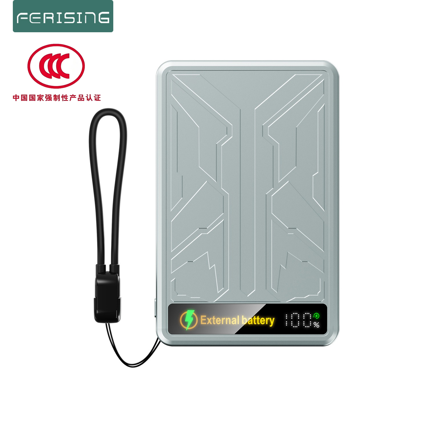 Mech Armor PD20W 5000mAh 磁気ワイヤレス USB C タイプ C 電源銀行 MagSafe 外部バッテリー CCC 中国航空安全銀行用