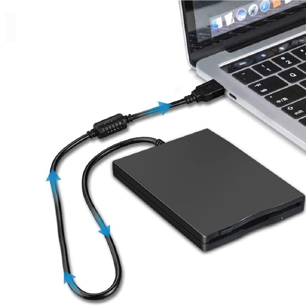 USB 外部フロッピー ディスク リーダー ドライブ 3.5 インチ 1.44MB FDD ディスケット ドライブ Mac Windows 10/7/8/XP/Vista PC ラップトップ デスクトップ用