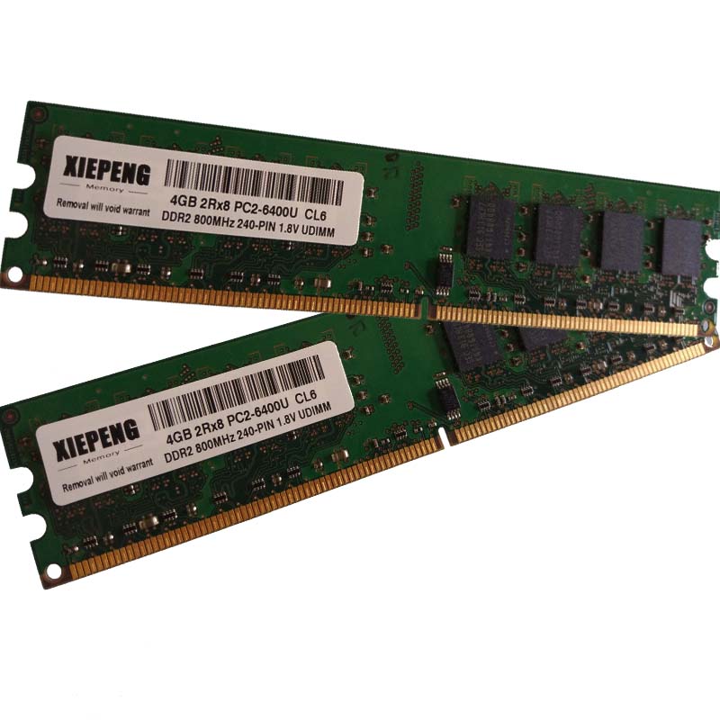 2GB 2Rx8 PC2-5300U 4G PC2 6400 DDR2 800MHz NON ECC RAM（DELL Opti Plex 210L 320 745 740 745c 755 DT/ MT/SFF/USFF デスクトップ用）