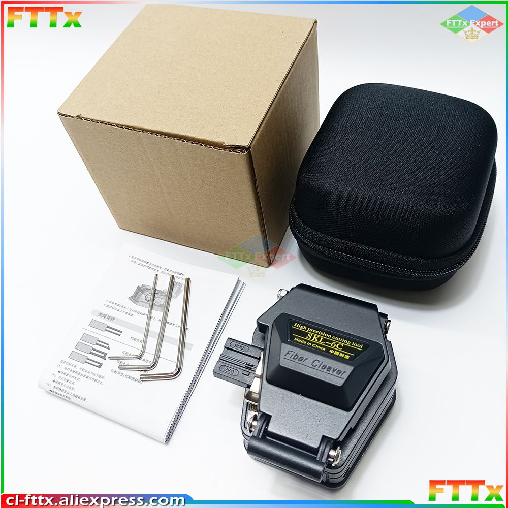 SKL-6C 高精度ファイバークリーバーケーブル切断ナイフ FTTH 光ファイバーナイフツールカッターファイバークリーバー 16 表面刃