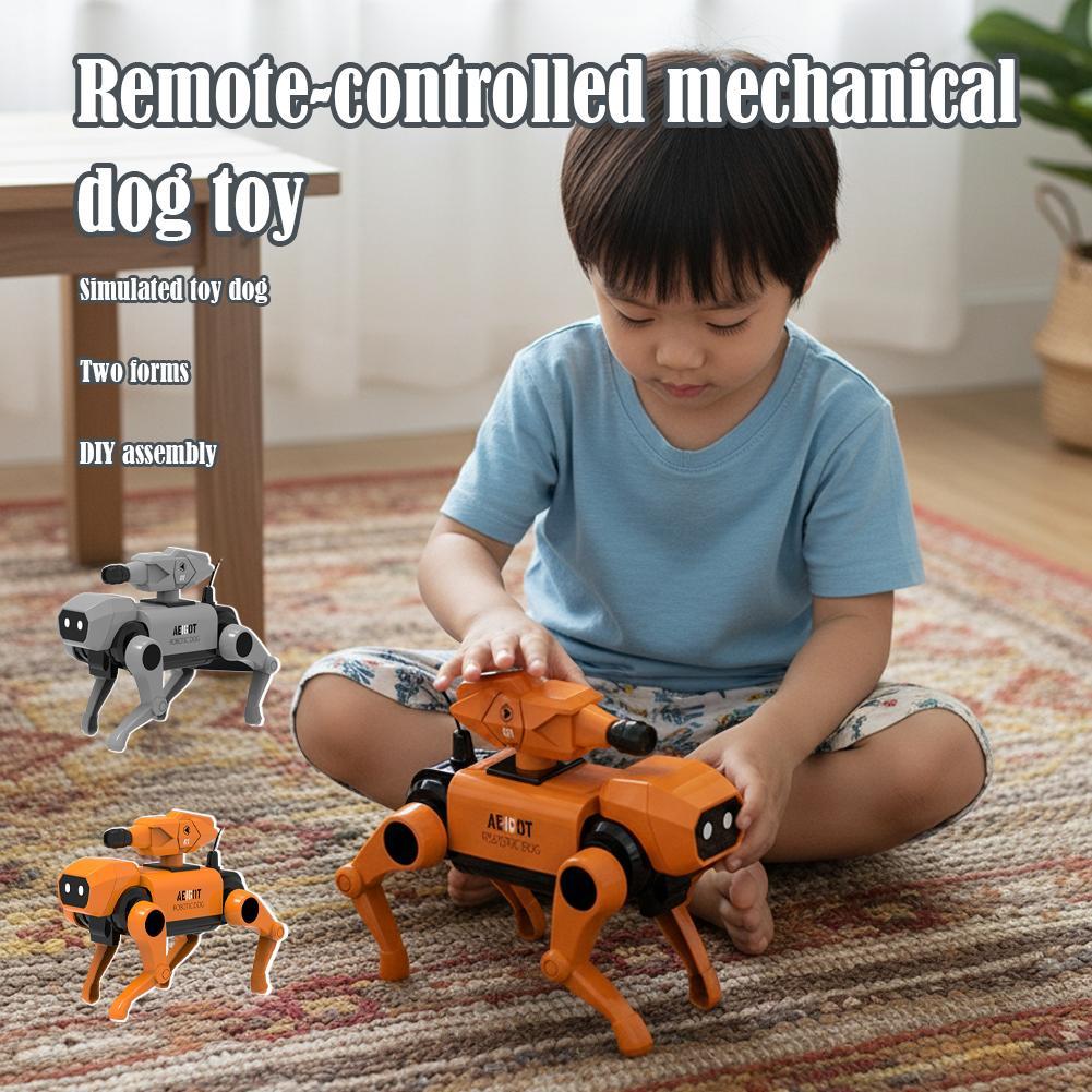 リモコンロボット犬 DIY 組立玩具 RC ロボットモデル電気玩具キッズボーイズ科学教育ギフト