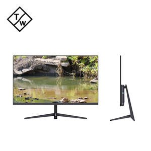 24インチIPS液晶画面と1920×1080の解像度を備えた、新型デスクトップコンピュータモニター。