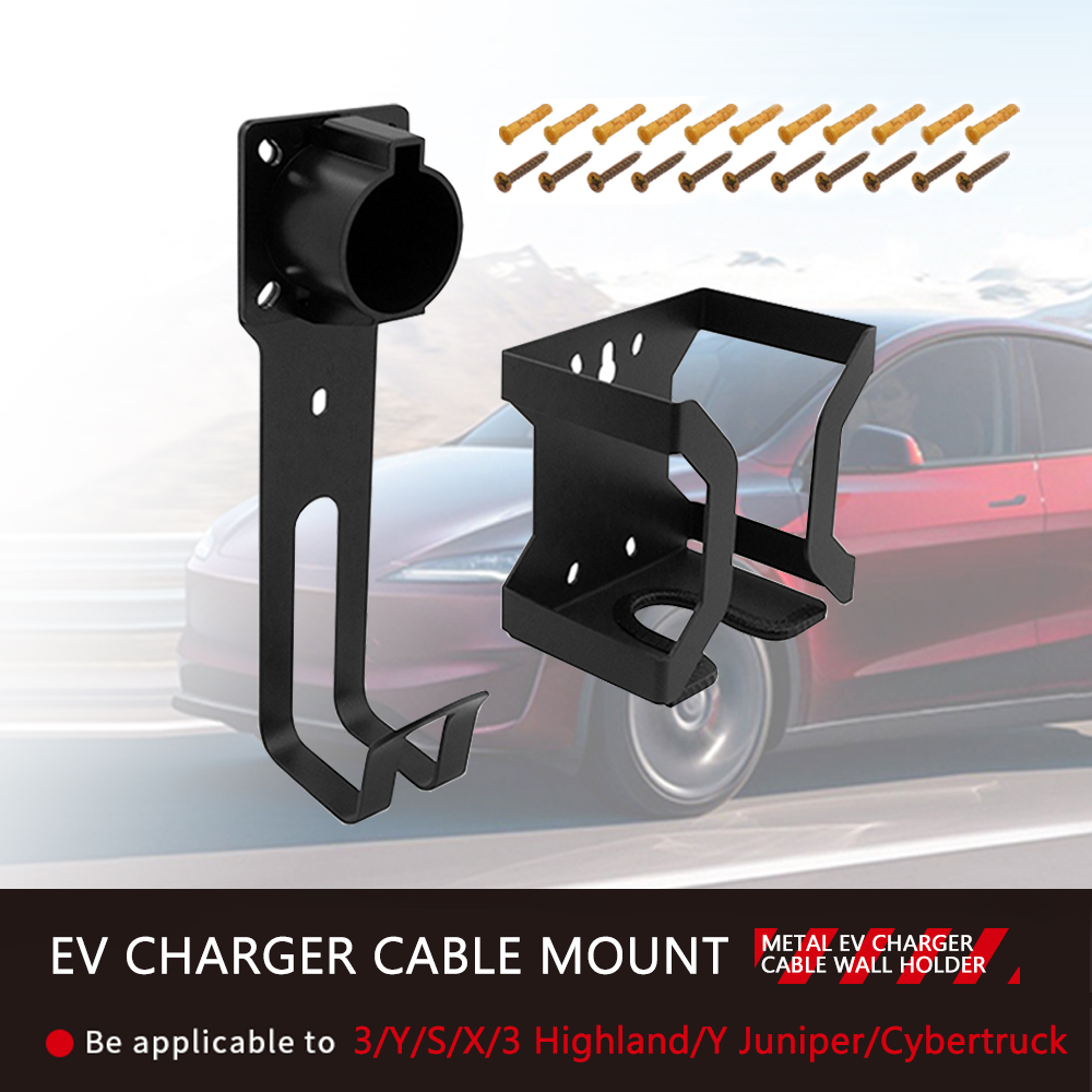 車の充電ケーブルマウントテスラモデル 3 YSX EV 充電器ケーブルフック​​コネクタブラケット充電器ホルダー 2025 自動車の付属品