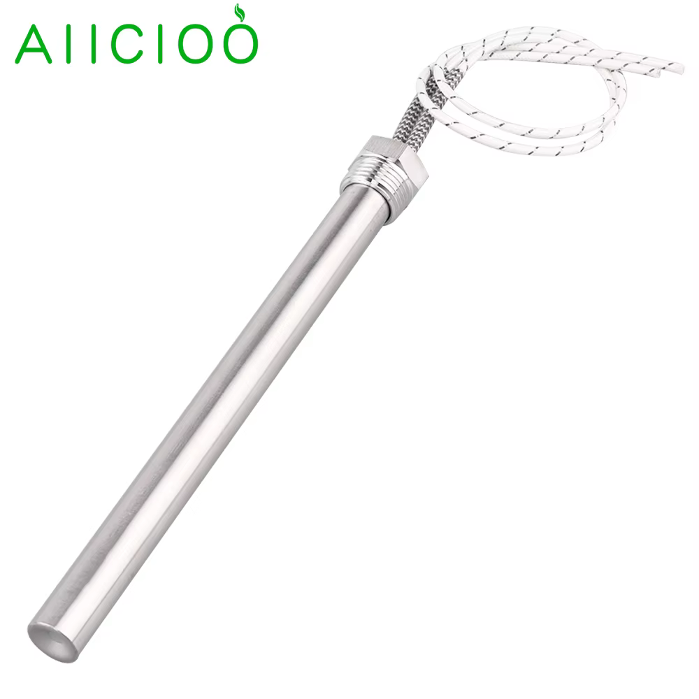DC カートリッジヒーター 1/2 ''電気管状ヒーター 24v/36v/48v/60v/72v 浸漬水加熱要素 500 ワット/800 ワット/1000 ワット SUS304