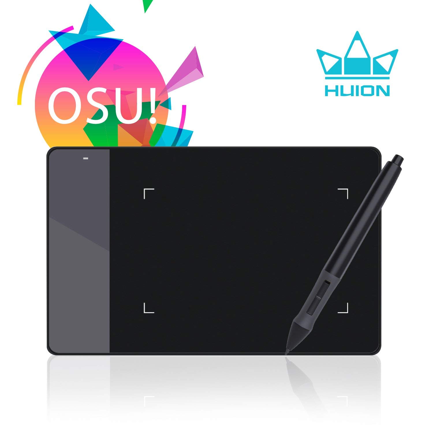 HUION 420 4インチグラフィックデジタルタブレットプロフェッショナル署名描画タブレット手書きタブレットOSUブラック2048レベル176 x 111mm