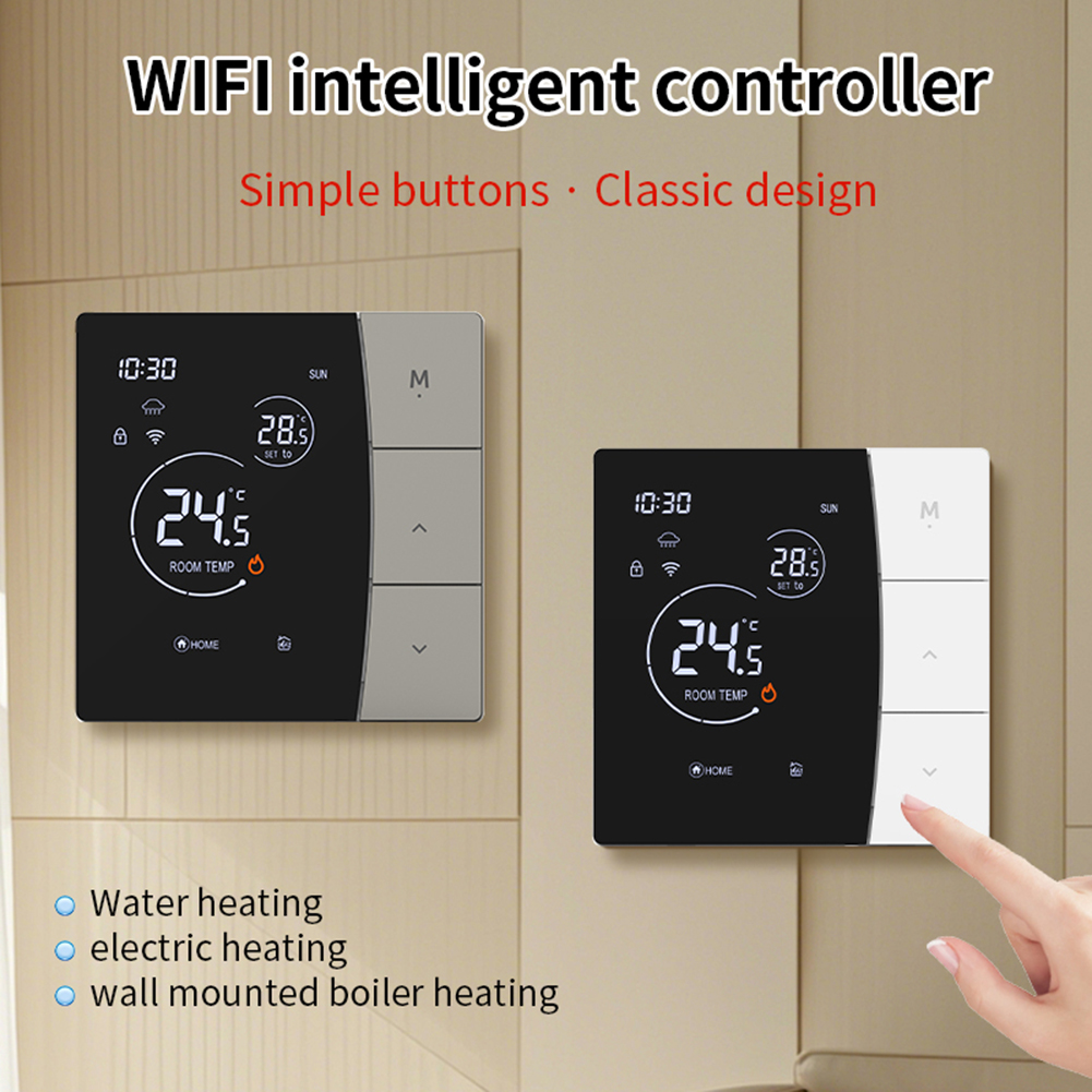 Tuya アプリ制御用スマート WiFi サーモスタット、電気床暖房