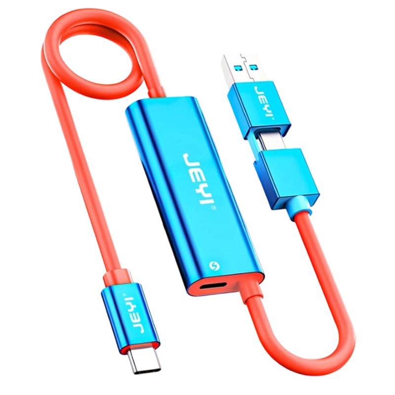 JEYI ビデオキャプチャカード 100 ワット PD USB-C から USB-A/C ビデオとオーディオのライブ録画 Steam デッキスイッチ 2/1/OLED ROG ゲーム