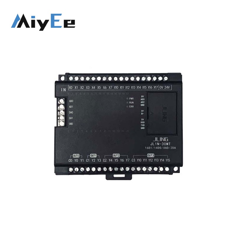 PLC 産業用プログラマブル ロジック コントローラー ボード トランジスタ出力 32 ビット CPU D114 LED なし/あり