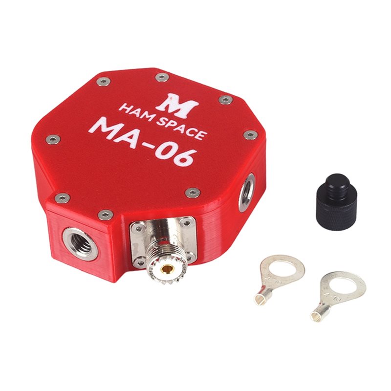 FULL-MA-06 水平短波伸縮アンテナベース内蔵 1:1 バラン 100W SSB M10 正 V SW アンテナ取り付けベース