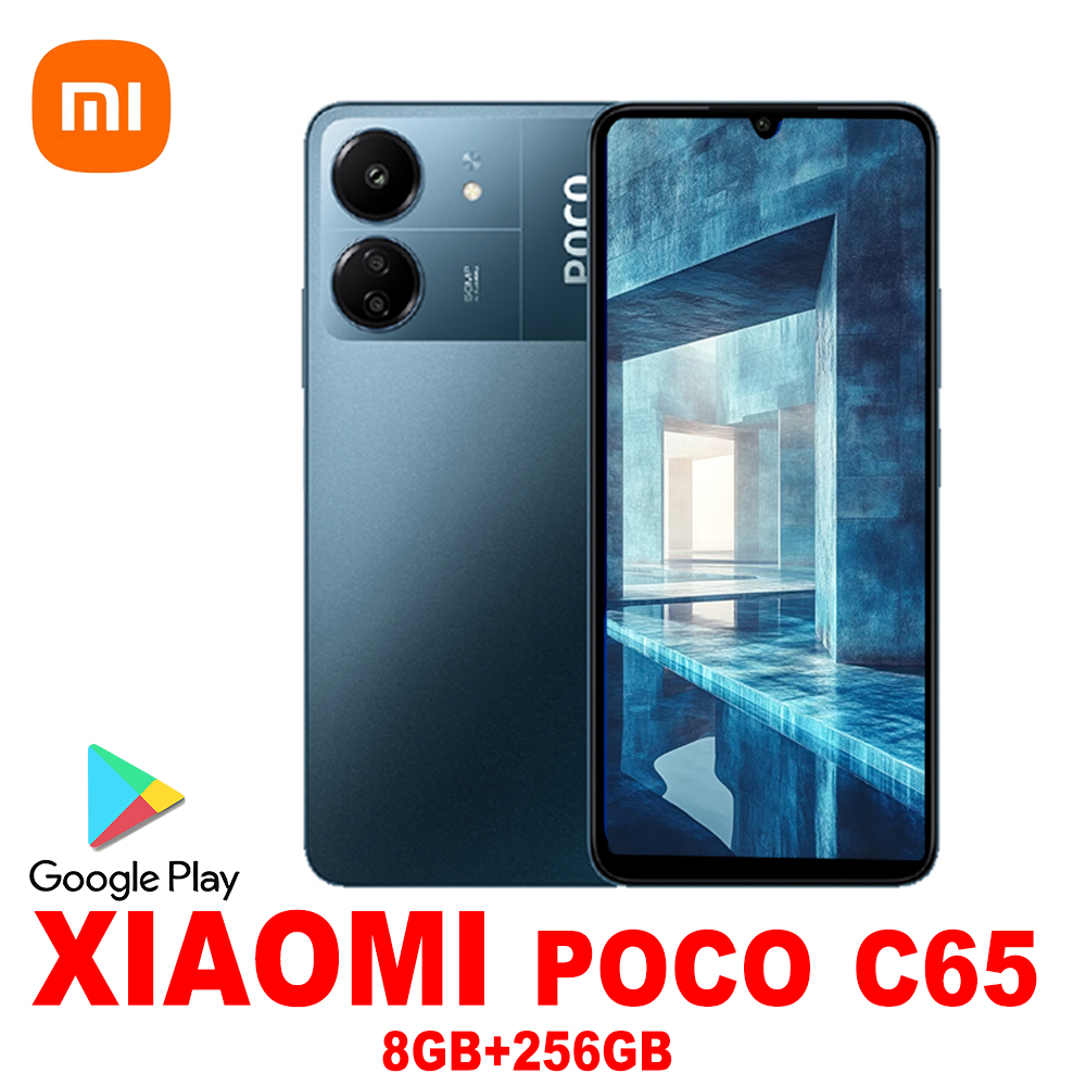 Xiaomi Poco C65 6.74 インチ Helio G85 プロセッサー 800 万フロントカメラ自撮りレンズ 8GB 256GB メモリカメラ電話