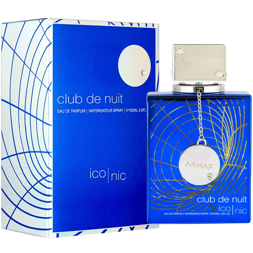 Club De Nuit Blue Iconic for Men オードパルファム スプレー、3.6 オンス