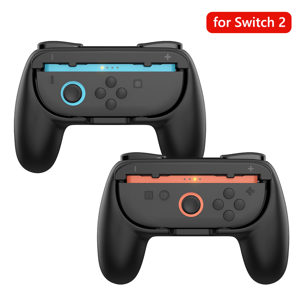 2 個グリップスイッチ 2 ジョイコンアクセサリージョイコン 2 左右コントローラジョイスティックハンドホルダー