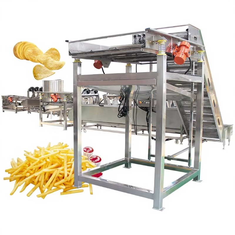 【ベストセラー】工業用オイルフリー500kg 1時間フライドポテトフライプリングルズポテトチップスフライヤーマシンポテトフライ用