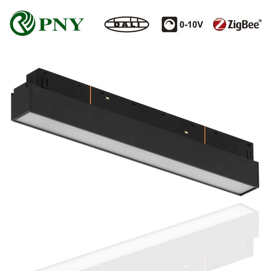 磁気トラックライト 48V LED マグネットランプ調光可能な Zigbee ダリ 0-10V メインライトなしデザイン器具リビングルームベッドルームキッチン