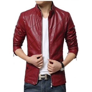 Men's Winter Leather Jacket: Breathable, Quick-Drying, Plus Sizes, Customizable Logo, High Quality