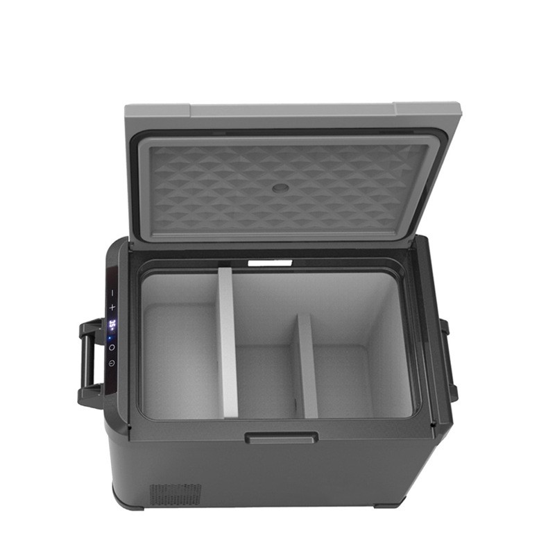 For Camping Dual Zone Dc 12/24v Portable Car Refrigerator Freezer Cooler Car Freezer Mini Portable Refrigerator