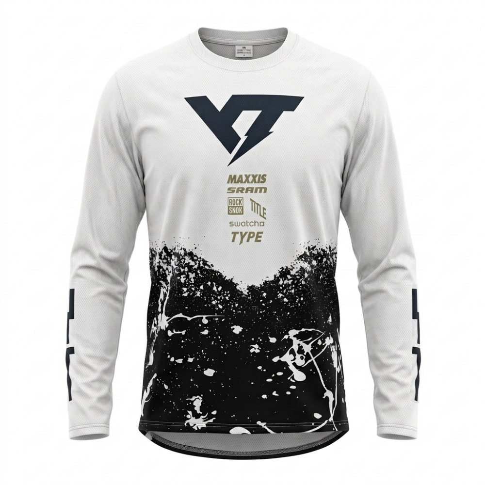 YT MTB ジャージダウンヒル Ciclismo オートバイサイクリング MOTO レーシング長袖服 BMX Tシャツ自転車オフロードモトクロス