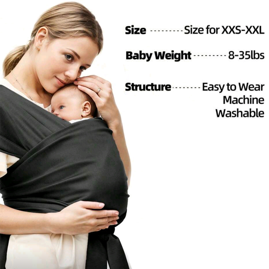 Infant Front Carrier; Wrap-Around Style; Multi-Functional Shoulder Strap; Maternity Travel Supplies