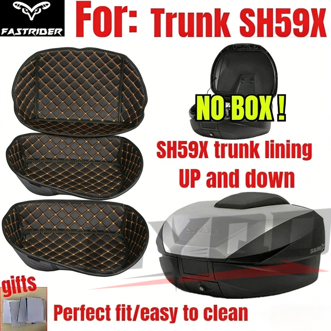 テールボックスパッドオートバイトランクライニングシャッド SH59X インナーライナーオートバイボックストップケースカバーモトアクセサリー