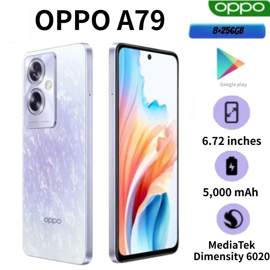 2026 新しい OPPO A79 グローバル バージョン 8 256 ギガバイト 6.67 "大画面 5100mAh ビッグバッテリーデュアル SIM 5G 携帯電話