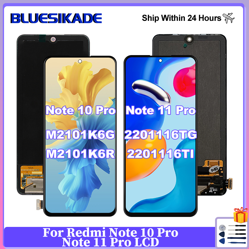 OLED 液晶 Xiaomi Redmi 注 10 プロ Lcd ディスプレイタッチスクリーンデジタイザアセンブリ Redmi 注 11 プロスクリーンディスプレイ修理