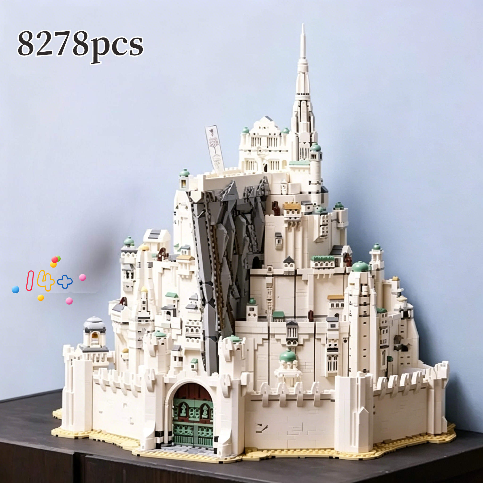 8278 個ヨーロッパミナスティリスビルディングブロックセット建築モジュラーモデルレンガクリエイティブおもちゃの誕生日プレゼント