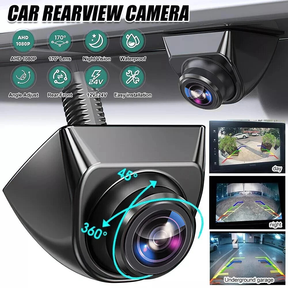 車のリアビューカメラ CVBS AHD 1080P フル HD 反転リアカメラ 170 ° 広角ナイトビジョン魚眼レンズ車反転カメラ