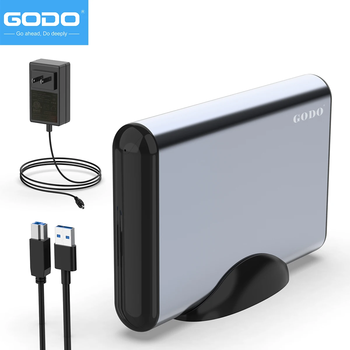 GODO USB 3.0 Hdd ドッキングステーション 2.5 3.5 インチ SATA HDD SSD 外付けハードドライブエンクロージャアルミハードドライブドックケース