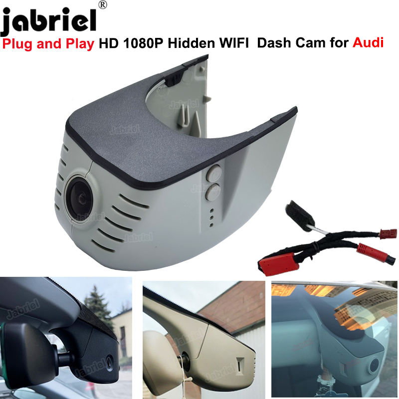 プラグアンドプレイ車 DVR アウディ a3 8v 8p a4 b8 b9 a5 a6 c7 a7 a8 ダッシュカムカメラアウディ q3 q5 q7 q8 q2 tt rs s3 s4 s5 s6 s7 s8