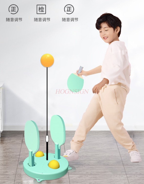 子供の近視予防卓球トレーナー屋内シングルおよびダブルプレイセルフトレーニングデバイス視力トレーニングテーブル