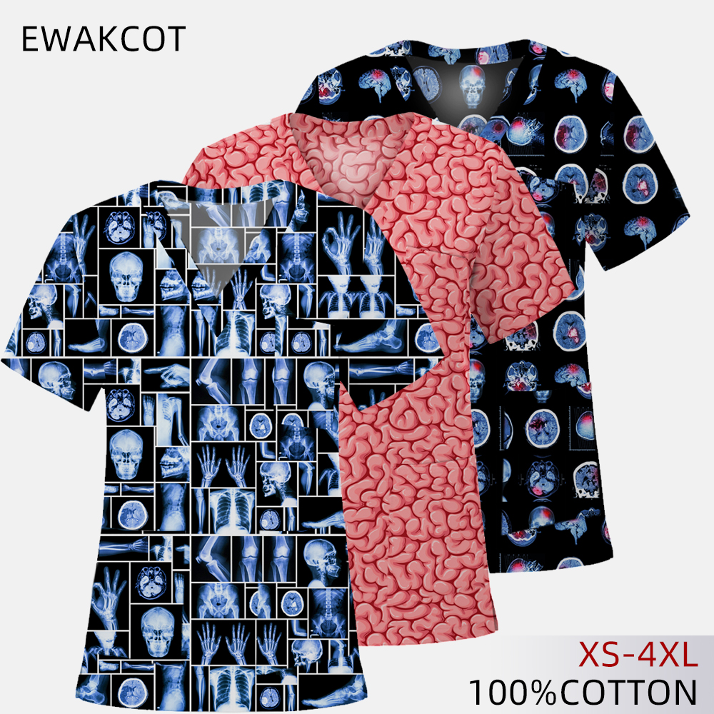 New Scrubs Uniform Tops Pants Medical Scrub Healthcare Nursing Articles Unisex Surgical Uniforms Woman Men Uniforms Women men
