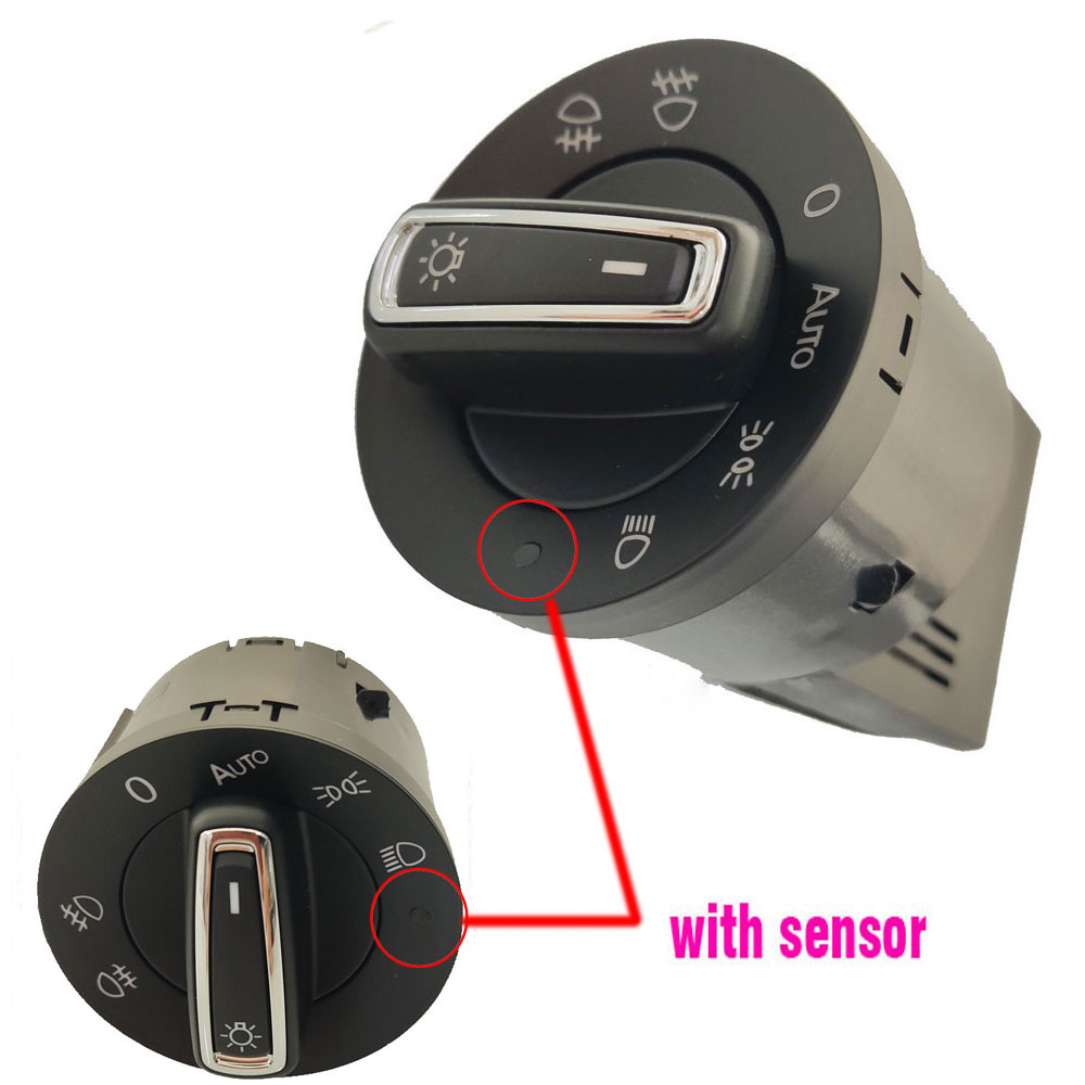 車のヘッドライトフォグランプスイッチヘッドランプスイッチ車の Accessorie VW ゴルフ MK5 MK6 MK7 VII