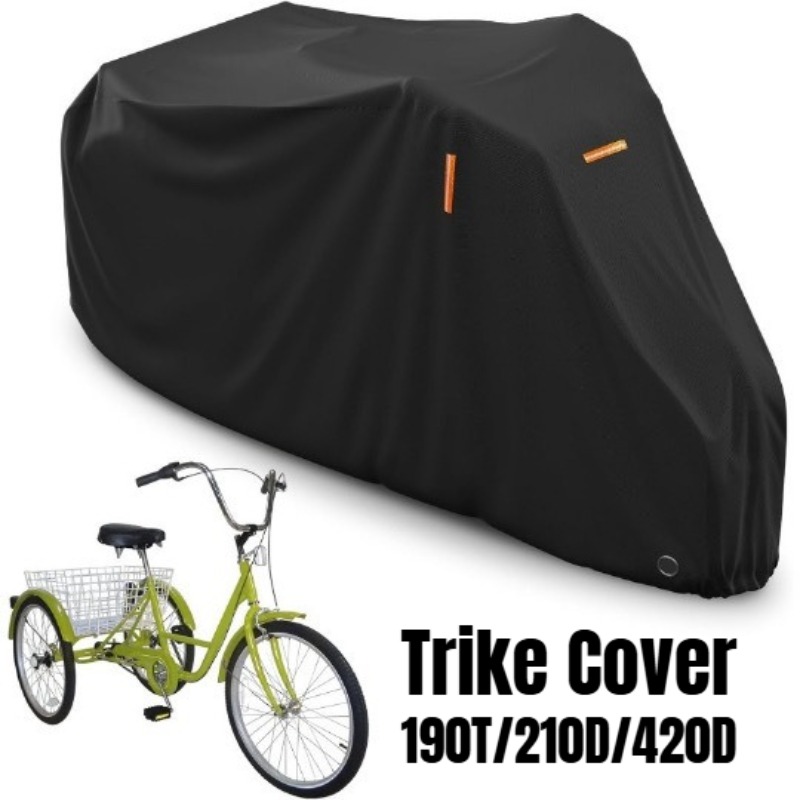 トライク カバー 防水 オックスフォード PU 190T/210D/420D、日よけ、雨よけ、カーゴボックスプロテクター付き