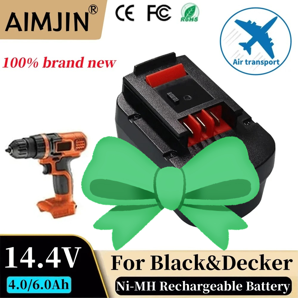 2026 14.4V 4/6ah 充電式ツールバッテリー ブラック用