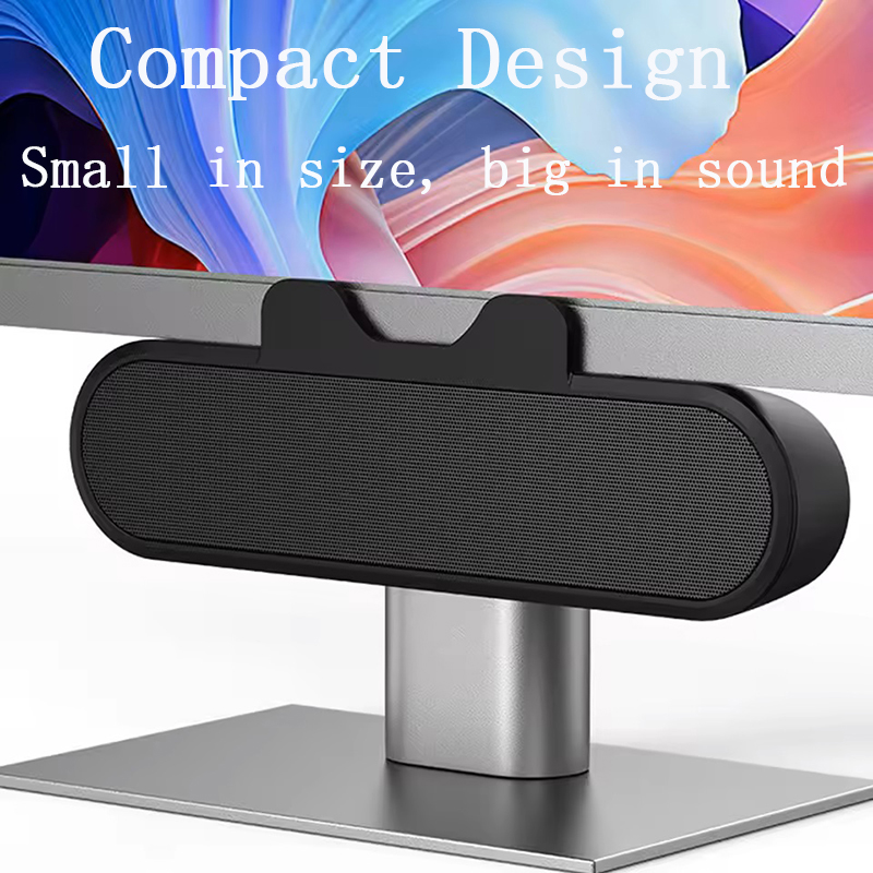サウンドバー スピーカー ミニ ポータブル USB 有線コンピューター テレビ PC ラップトップ デスクトップ クリップ サブウーファー サウンド ボックス 音楽 Bocina Coluna Caixa De Som