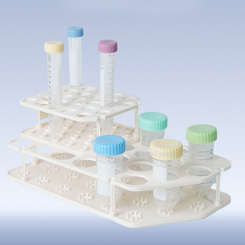 プラスチック製試験管ラックホルダー、15ml、25ml、50mlの実験用試験管保管ラック、遠心分離管ラック、25穴PCRチューブラック