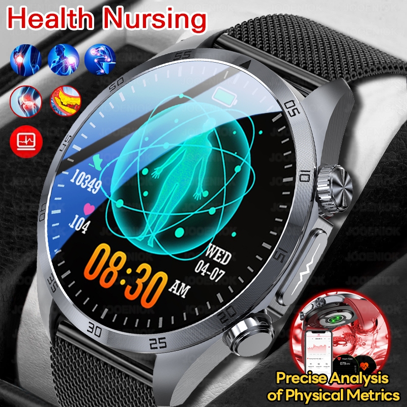 2026 新しい睡眠補助治療スマートウォッチ男性 ECG PPG 血液脂質尿酸内臓 Bluetooth 通話スマートウォッチ男性女性