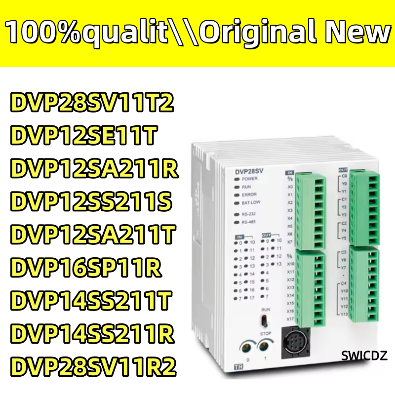 100% 新しいオリジナル PLC DVP28SV11T2 DVP12SE11T DVP12SA211R DVP12SS211S DVP12SA211T DVP16SP11R DVP14SS211T DVP14SS211R DVP28SV11R2