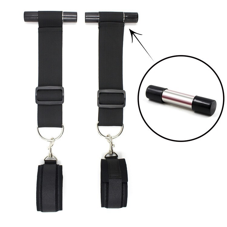 ドア吊りBDSM手錠 – カップル向けの女性中心の拘束具、奴隷ロールプレイの楽しみ、丈夫なSM手錠、アダルトエロゲーム