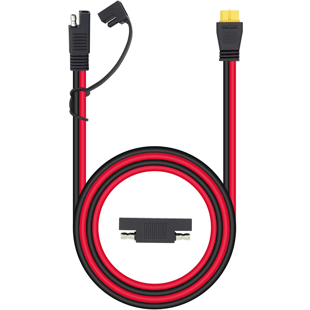 100 センチメートル 12AWG SAE に XT60 メスコネクタ延長ケーブル SAE コネクタ RV ボートバッテリーソーラーパネルポータブル発電所用