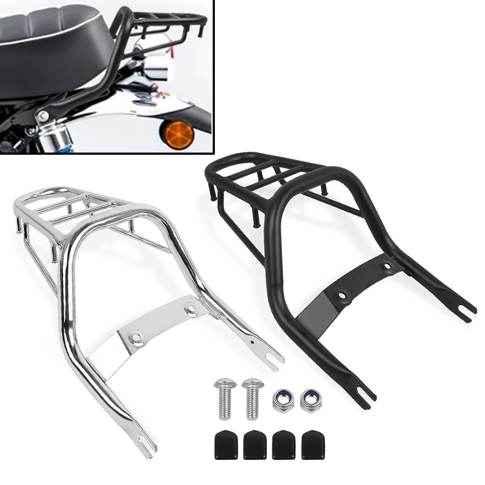 ホンダモンキー 125 2018-2024 Z125 2023 リア取り外し可能な背もたれ荷物ラックカーゴサポートホルダーブラケット貨物テールラック