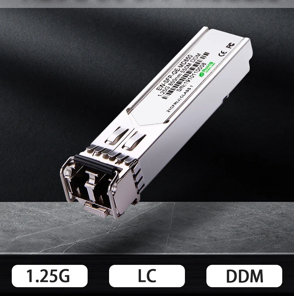 1 ギガバイト SFP 光トランシーバー 550 メートル 850nm SFP トランシーバーモジュールギガビットマルチモードデュプレックス DDM ファイバー LC 互換性 CISCO スイッチ