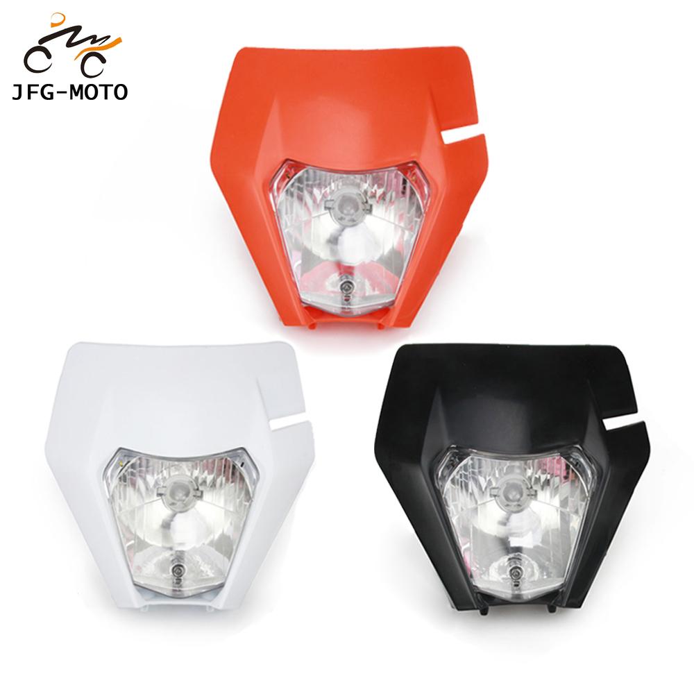 オートバイ S2 ユニバーサルヘッドライトヘッドランプヘッドランプライト KTM SX SXF EXC EXCF XC XCF XCW XCFW 125 150 250 350 450 525 530