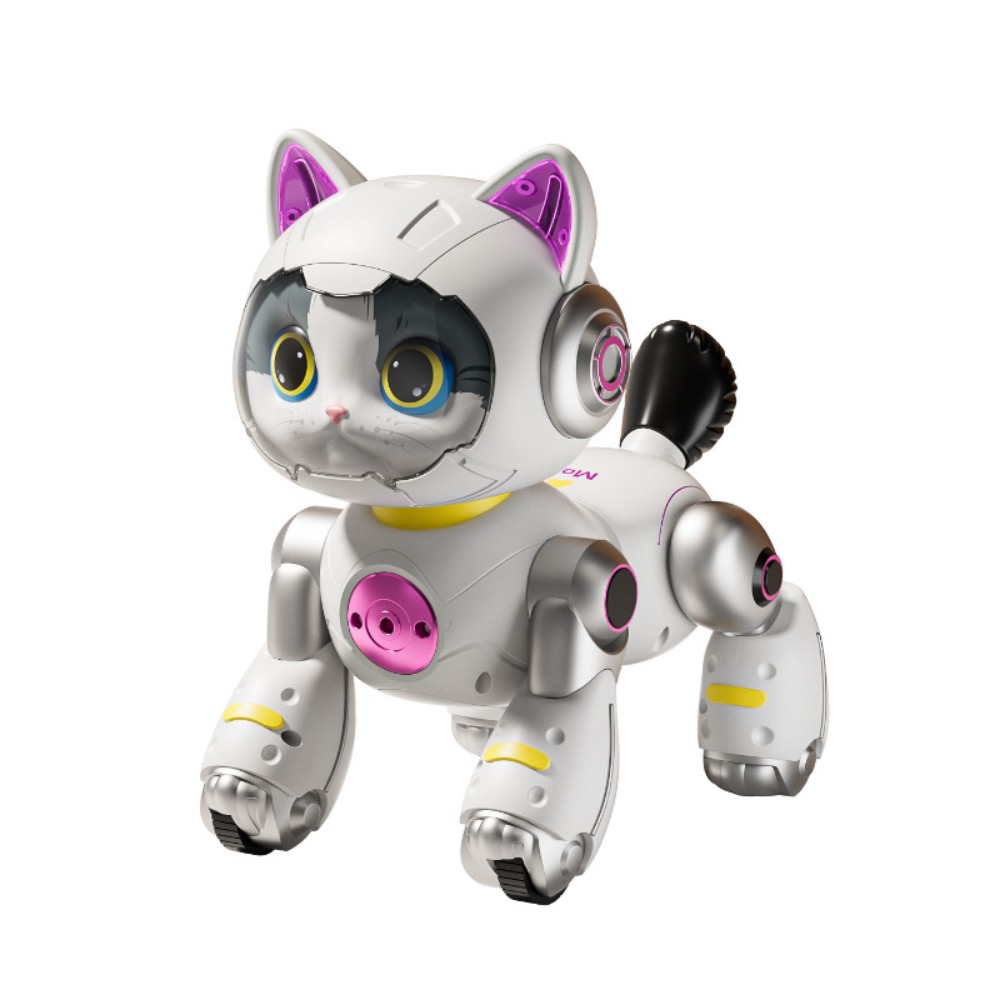 プログラミング AI インテリジェント Y14 ロボット猫電動リモコンペット猫パトロールロボットおもちゃの車のギフト毎日の遊び